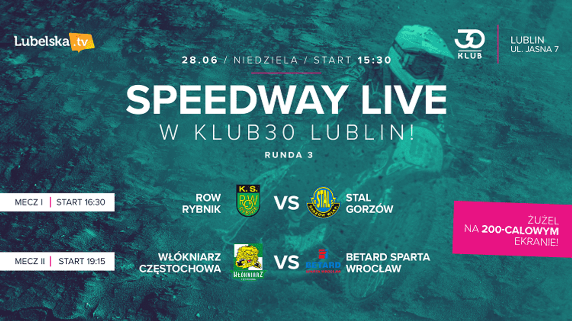 SPEEDWAY LIVE W KLUB30 LUBLIN!