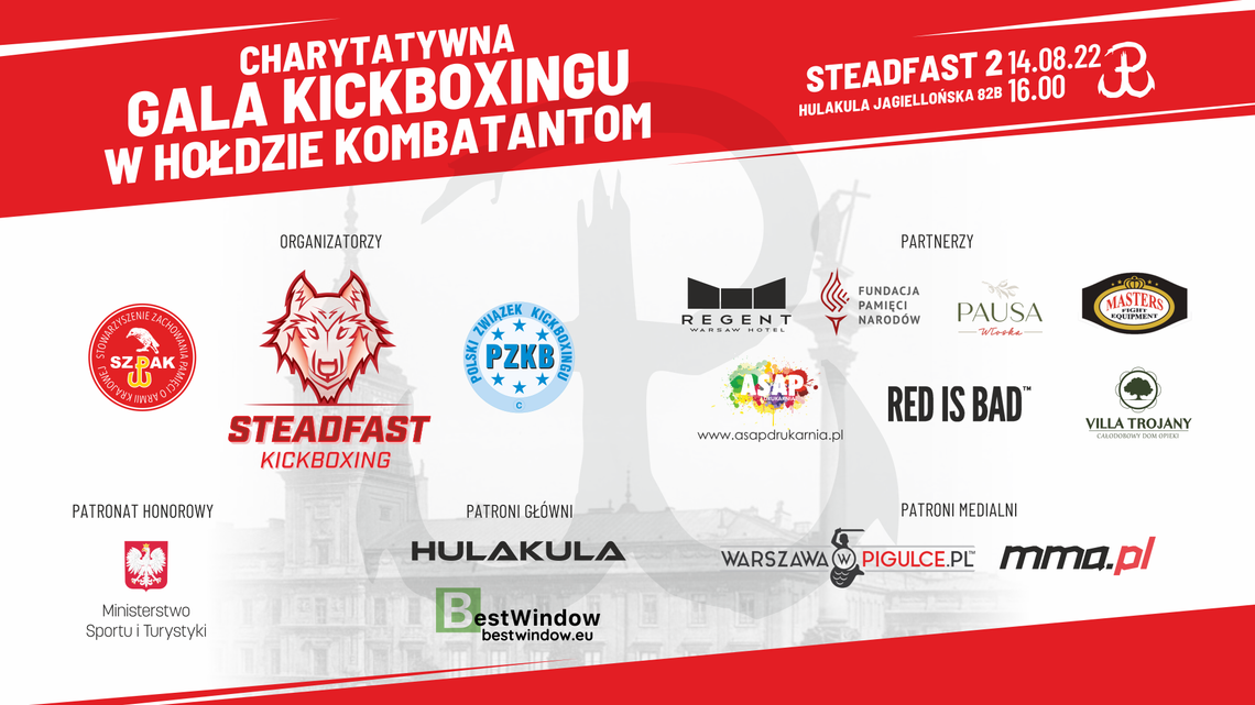 Steadfast 2 - Charytatywna Gala Kickboxingu w Hołdzie Powstańcom Warszawskim