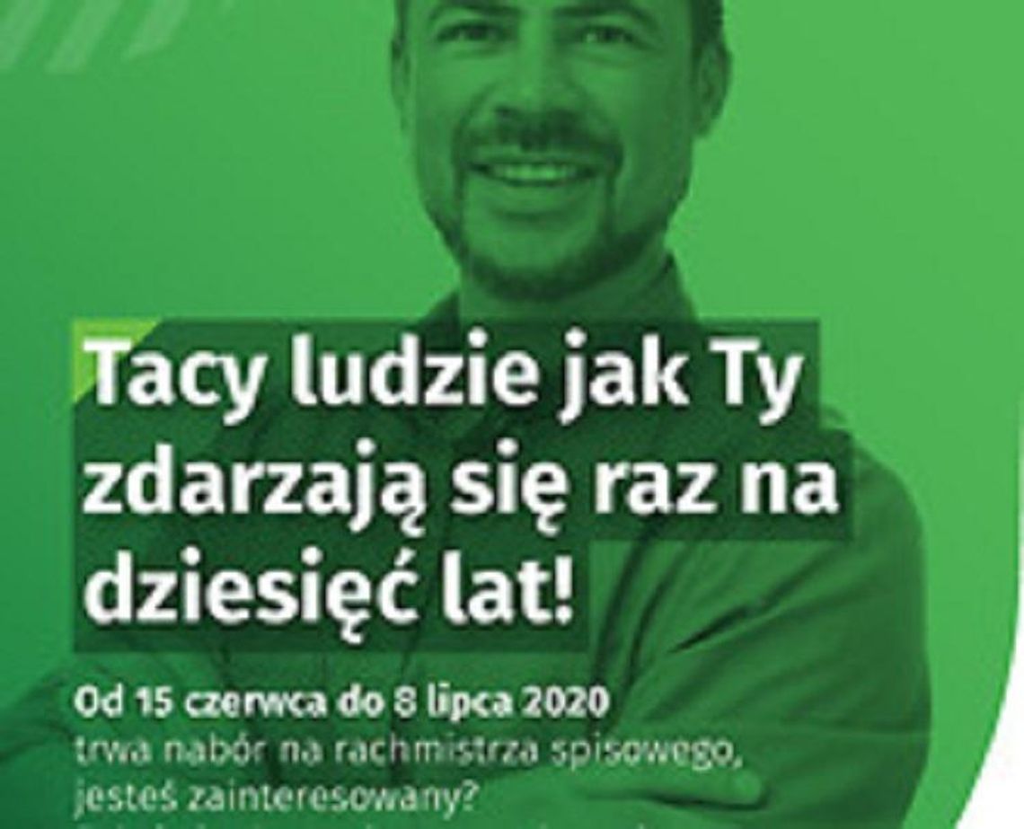 Trwa nabór kandydatów na rachmistrzów*