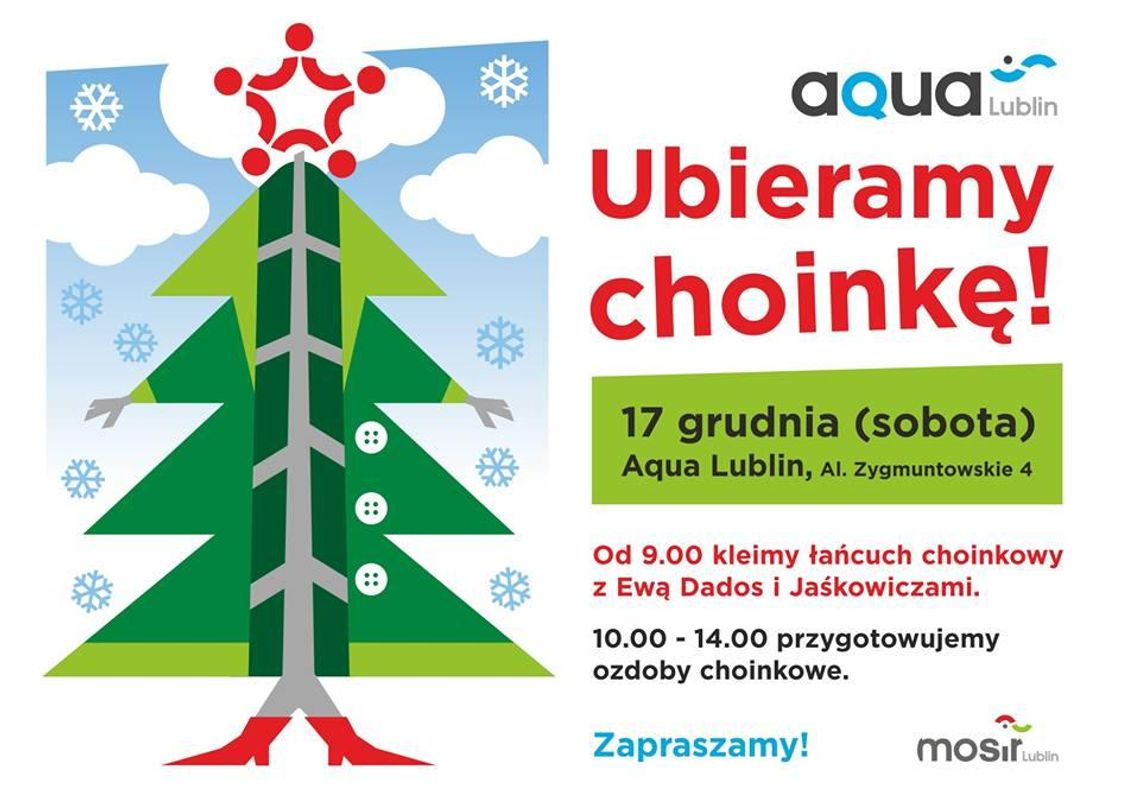 Ubieramy choinkę - warsztaty w Aqua Lublin