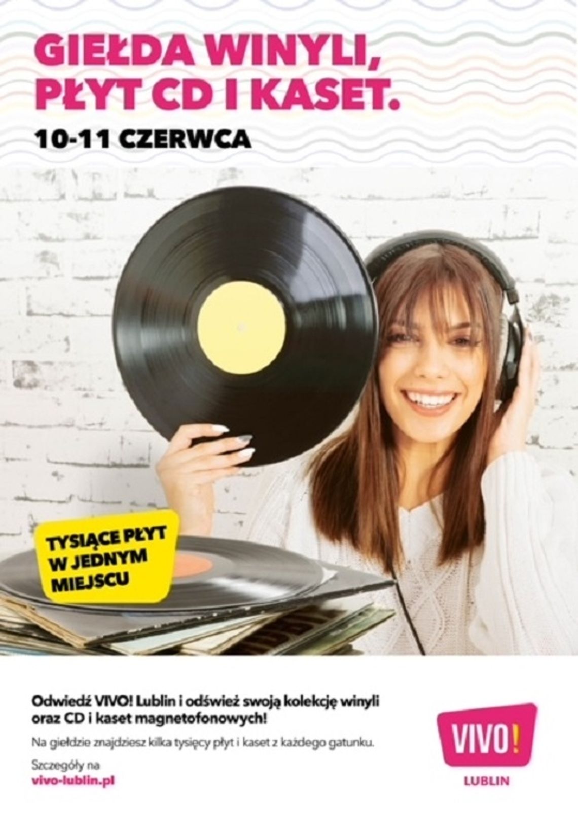 VIVO! Lublin wypełnią dźwięki winyli, płyt CD i kaset magnetofonowych