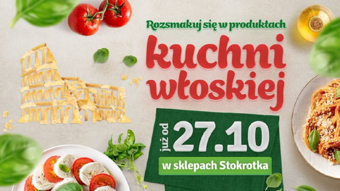 W Stokrotce na początek kuchnia włoska