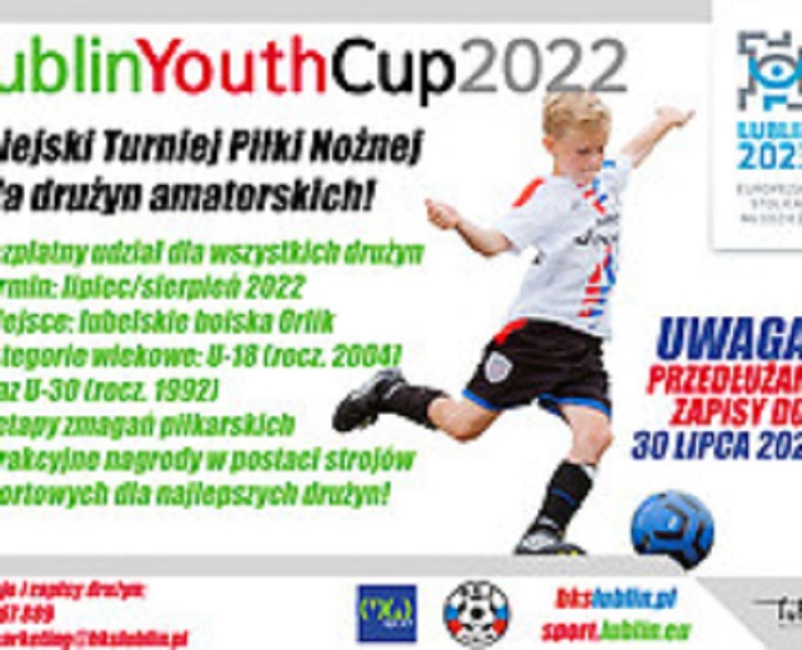 Wakacyjny turniej piłki nożnej LublinYouthCup2022