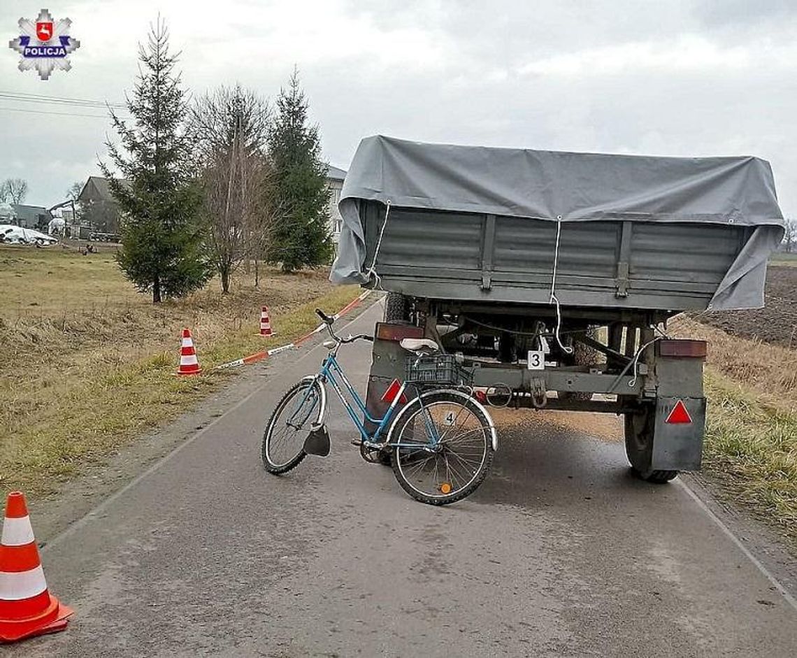 WYPADEK ŚMIERTELNY Z UDZIAŁEM ROWERZYSTY*