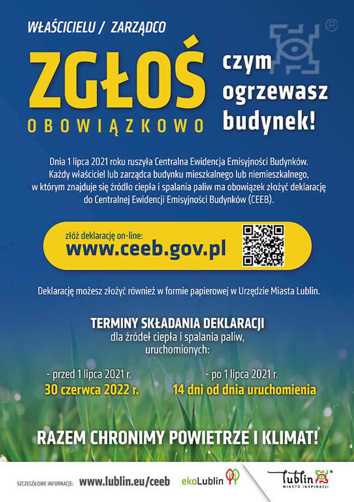 Z końcem czerwca mija czas na zgłoszenie źródła ogrzewania do CEEB