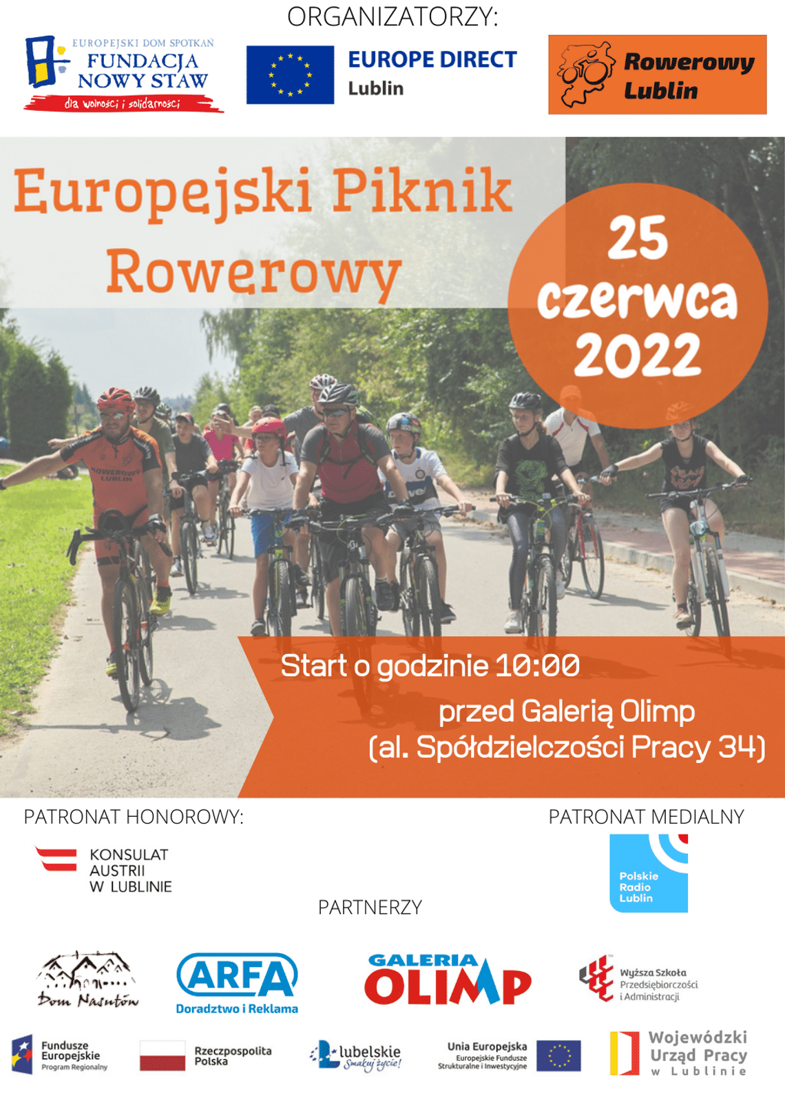 Zaproszenie na Europejski Piknik Rowerowy