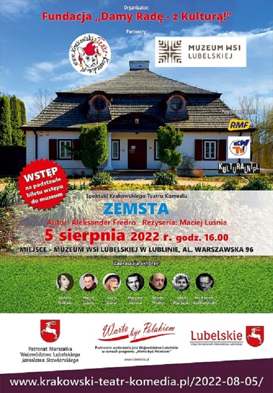 „Zemsta” – spektakl w Muzeum Wsi Lubelskiej