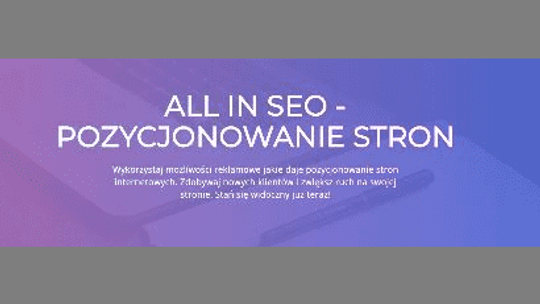 Pozycjonowanie stron ALL IN SEO