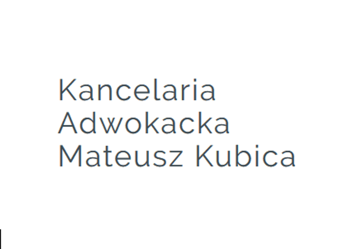 Kancelaria Adwokacka Mateusz Kubica