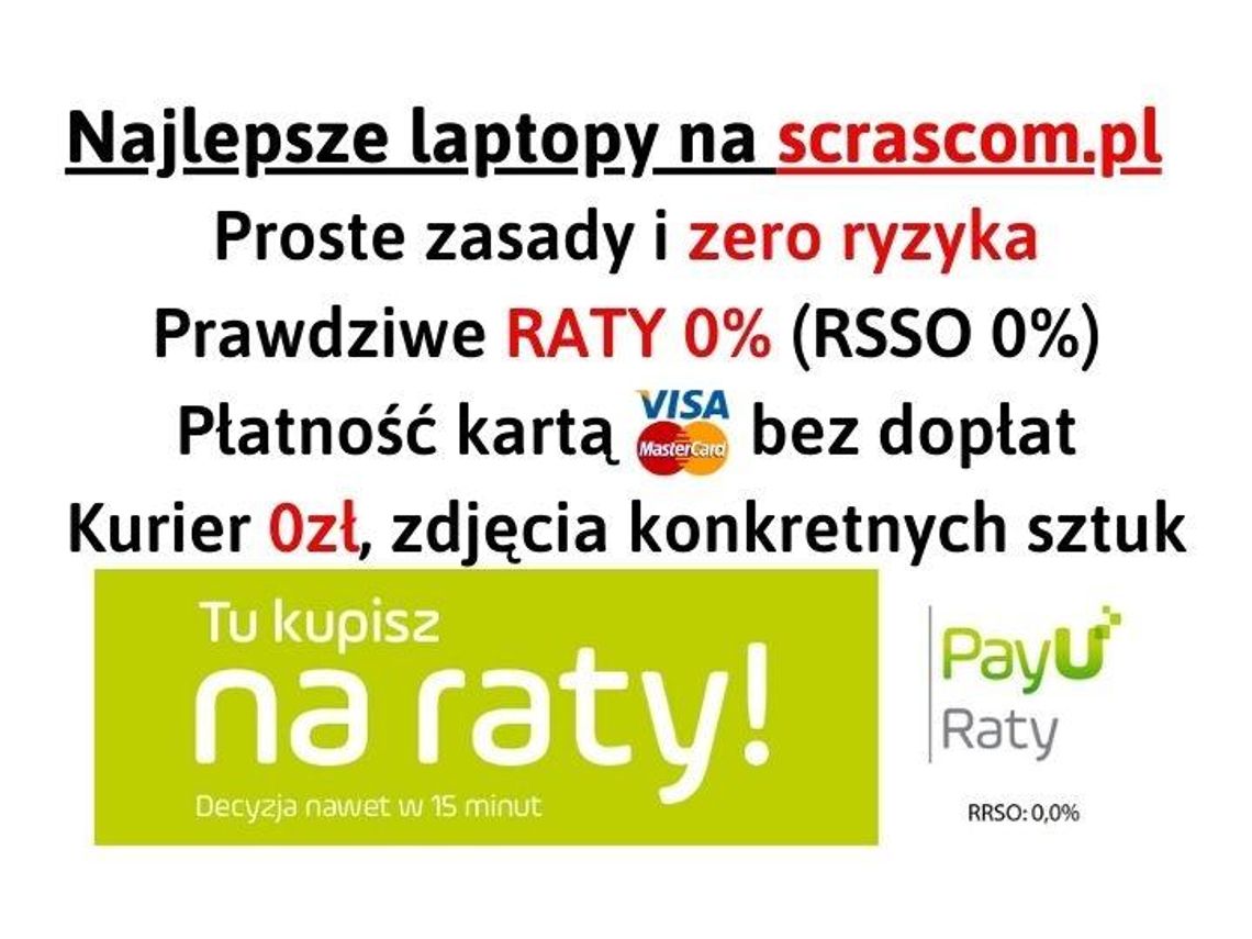 Scrascom laptopy poleasingowe