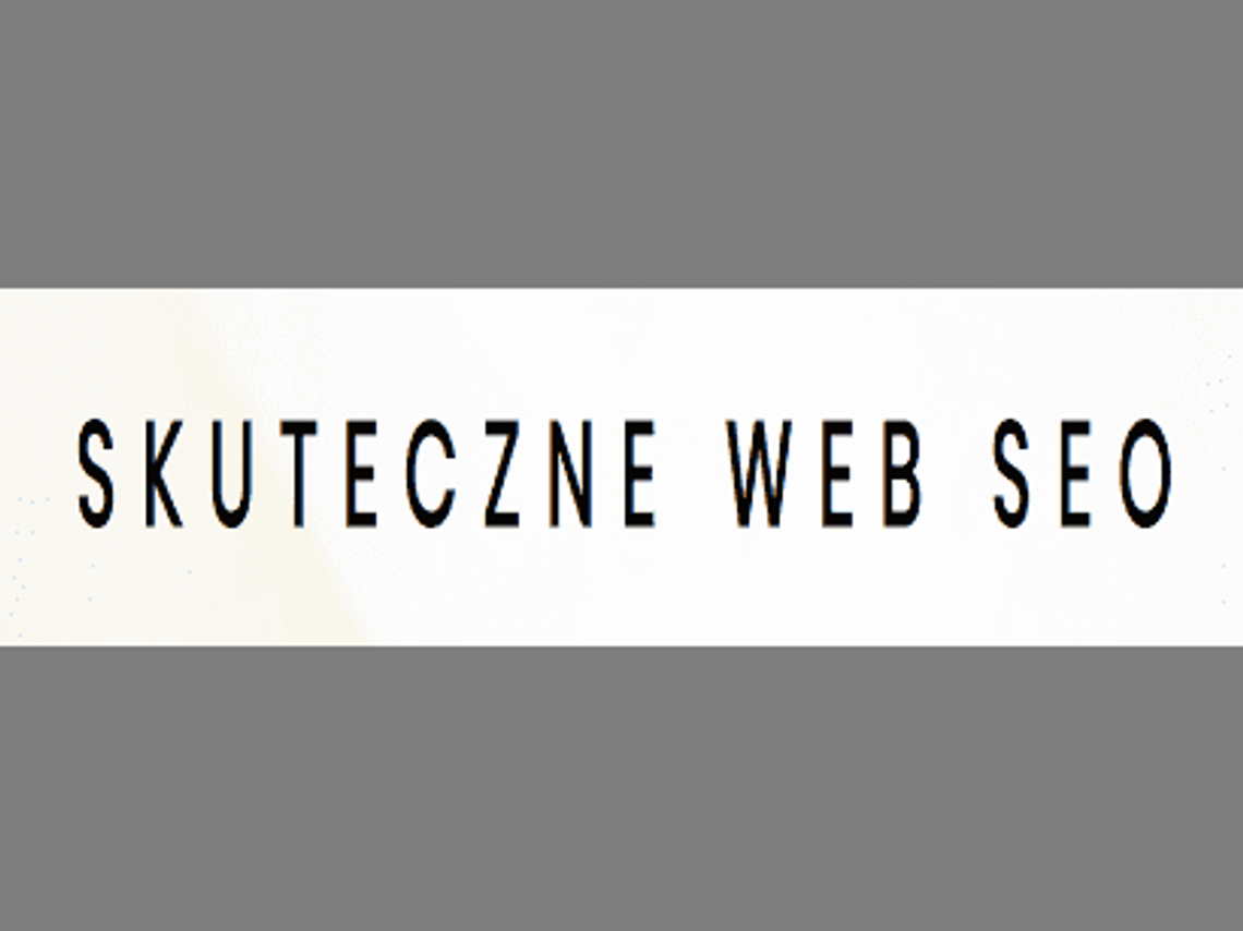 Skuteczne WEB SEO - pozycjonowanie stron www